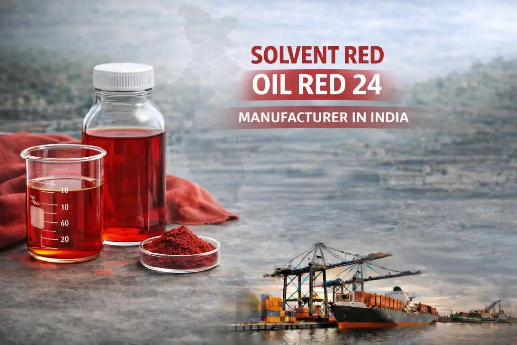 Solvent red Oil Red 24 manufacturer in India Shamrock Industries